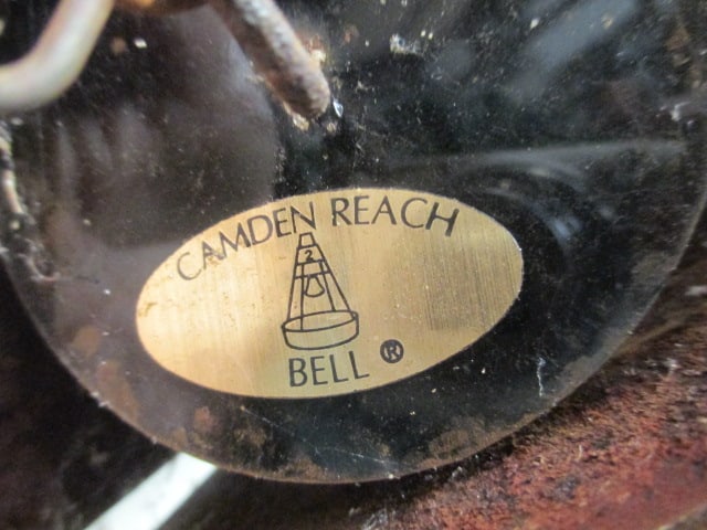 Vintage North Country Wind Bells "Camden Reach Bell" Metal Iron Triangle Wind Chime - 6