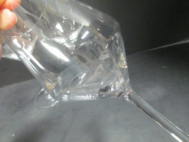 Schott Zweisel (Lot of 3) 9 1/4" Crystal Stems & 1 Stemless Glass - 4