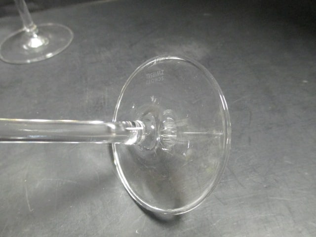 Schott Zweisel (Lot of 3) 9 1/4" Crystal Stems & 1 Stemless Glass - 5