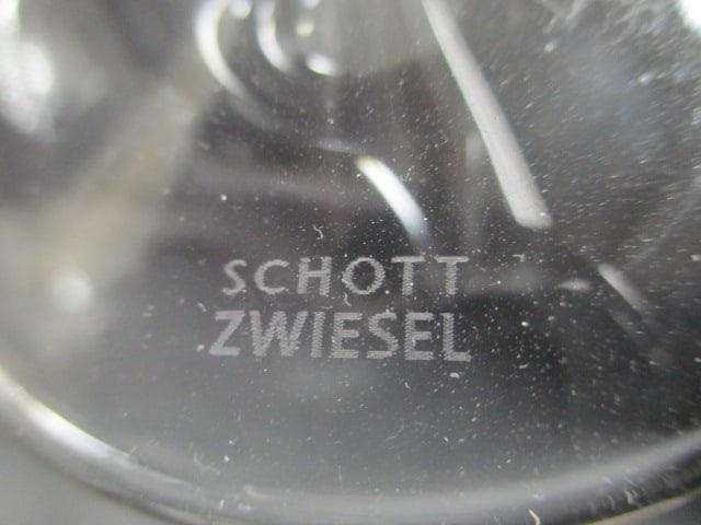 Schott Zweisel (Lot of 3) 9 1/4" Crystal Stems & 1 Stemless Glass - 6