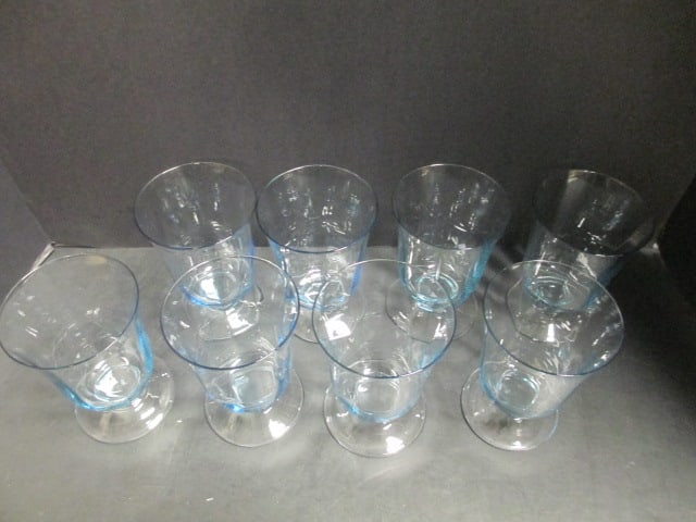 Lenox Provencial Blue Goblets (Lot of 8) - 2