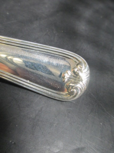 Crystal Punch Bowl w/Gorham Silverplate Ladle - 6