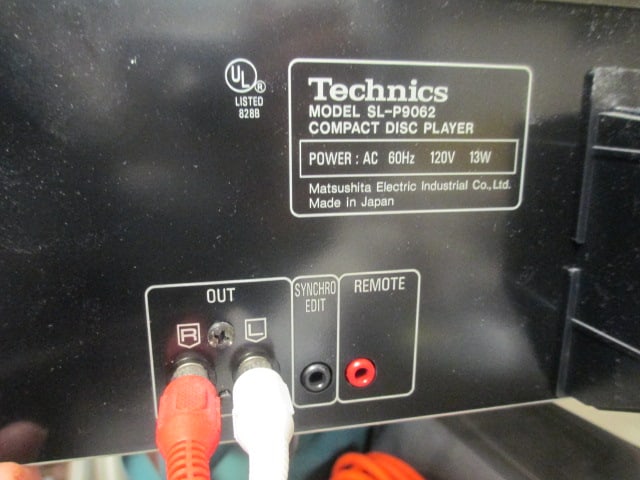 Technics Compact Disc Changer Model SL P9062 - 4