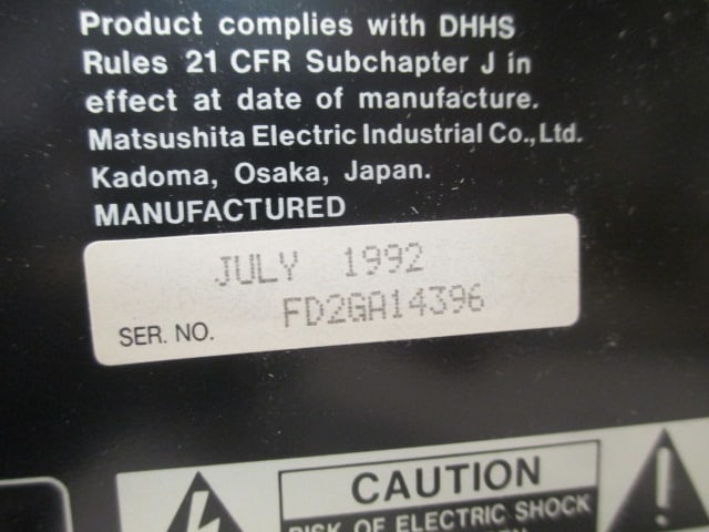 Technics Compact Disc Changer Model SL P9062 - 5