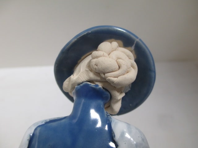 Willow Tree Welcoming Angel 8 1/2", Pottery Woman Figure 9", - 9