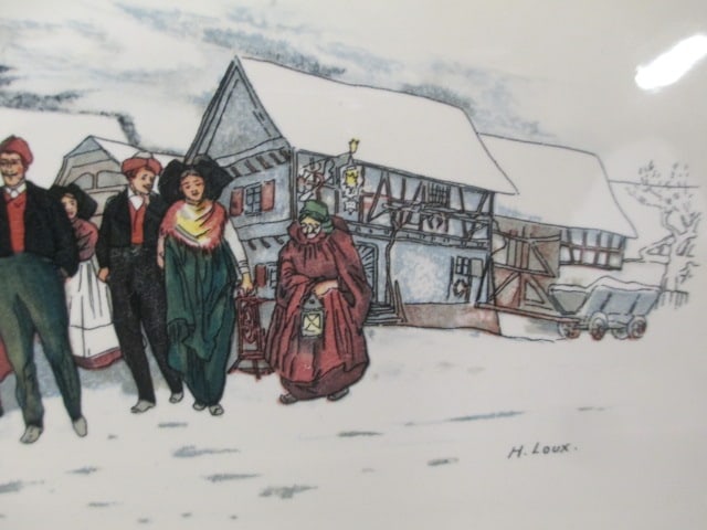 Sarreguemines Obernei Sandwich Tray (16 1/2" x 6 1/2") - 4