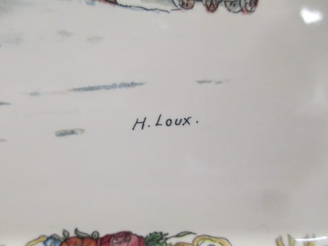 Sarreguemines Obernei Sandwich Tray (16 1/2" x 6 1/2") - 5