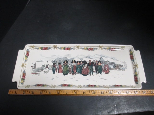 Sarreguemines Obernei Sandwich Tray (16 1/2" x 6 1/2") - 8