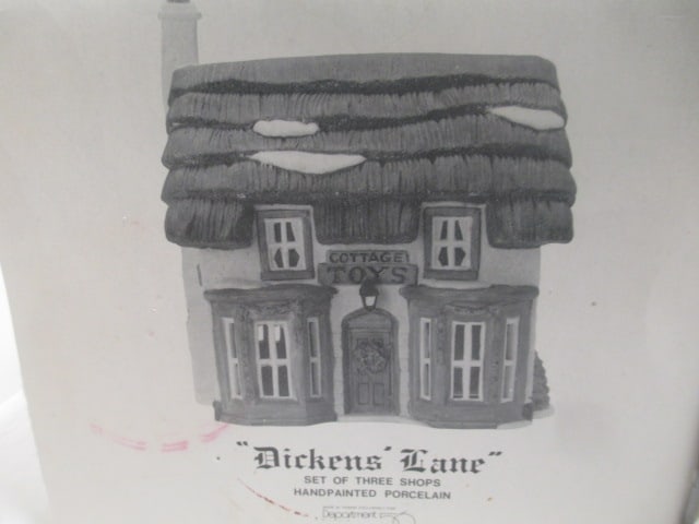 Dept. 56 (2 PC & 3 PC Pines) & Dickins Lane 3 PC Shops in Boxes - 2
