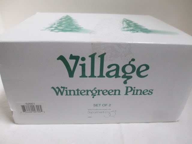 Dept. 56 (2 PC & 3 PC Pines) & Dickins Lane 3 PC Shops in Boxes - 6