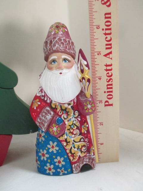 Clothtique (Lot of 2) Figures, Russian Santa Claus, Tree Puzzle - 2