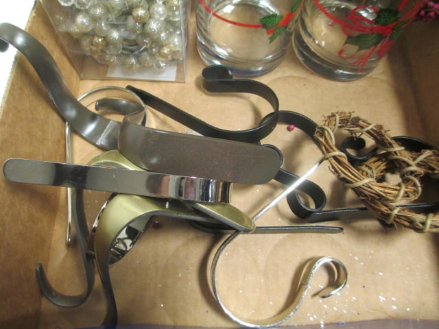 Christmas Grouping-Holly & Ribbons (2) Cups, Candle Rings, - 2