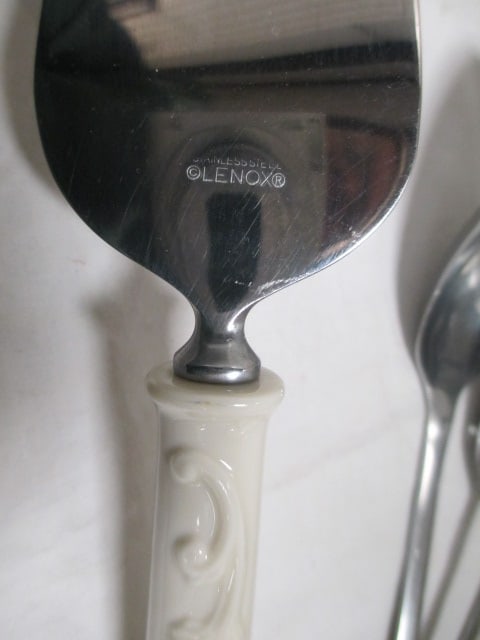 2 Wire Baskets & Misc. Serving Utensils - 4