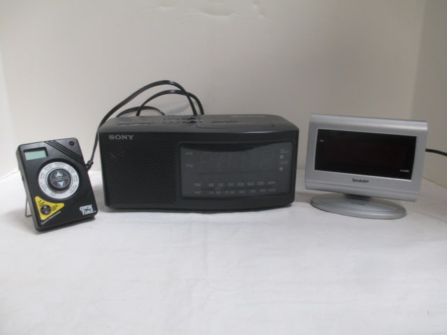 Sony Dream Machine, Sharp Alarm Clock, Qwik Time Quartz: Metronome