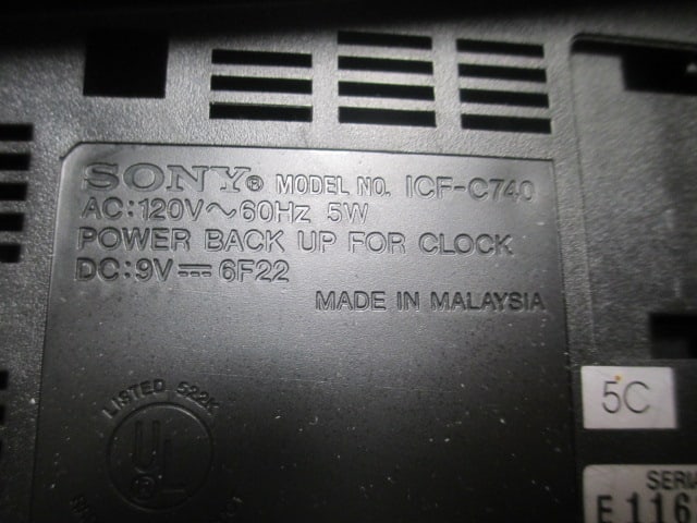 Sony Dream Machine, Sharp Alarm Clock, Qwik Time Quartz - 7