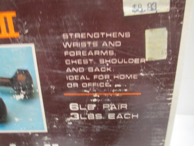 Generation II Cast Iron 3# Dumbbells in original Box - 2