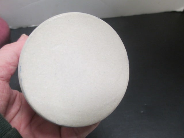 Pottery Grouping-2 Vases, Signed Candle Holder, 2 Trinket Dishes - 10