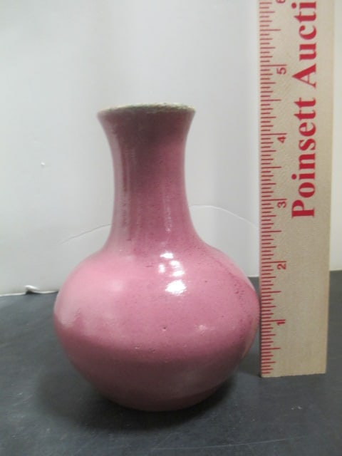 Pottery Grouping-2 Vases, Signed Candle Holder, 2 Trinket Dishes - 11