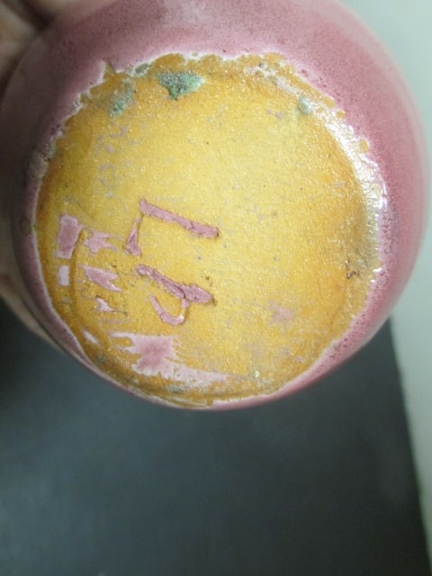 Pottery Grouping-2 Vases, Signed Candle Holder, 2 Trinket Dishes - 13