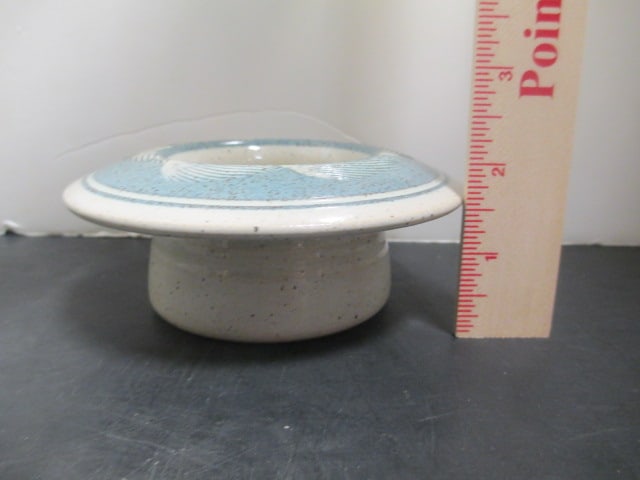 Ikebana Pottery Flower Frog Bowls (Lot of 2) - 5