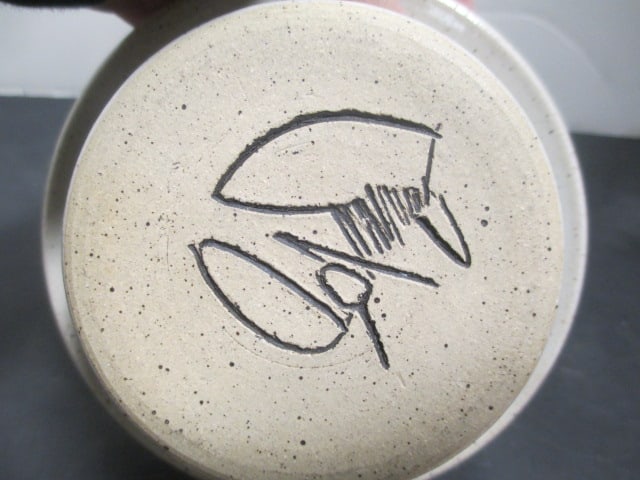 Ikebana Pottery Flower Frog Bowls (Lot of 2) - 7