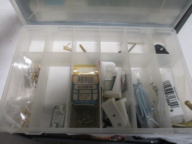 Small Hardware 4 Drawer Organizer w/contents - 4