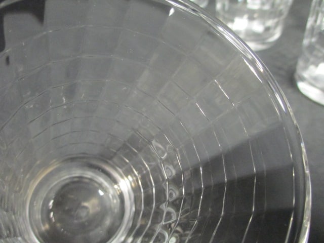 Block Optic Clear Glass Tumblers (Lot of 10) - 4