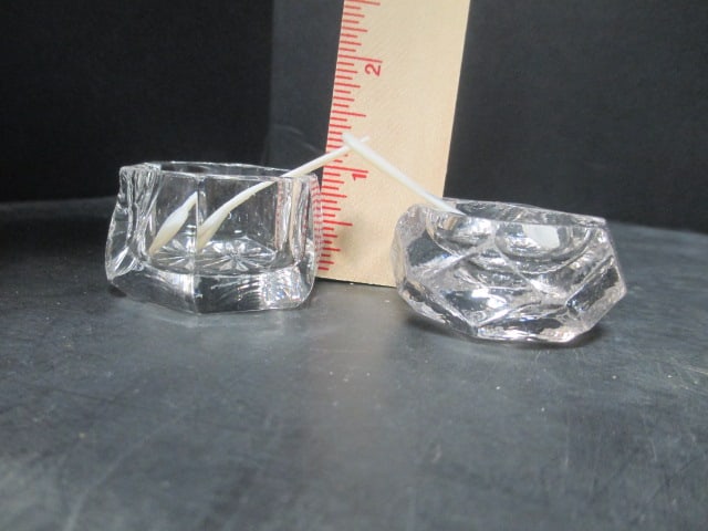 Fan Shaped Appetizer Plates (4), Silverplate Butter Cloches, - 10