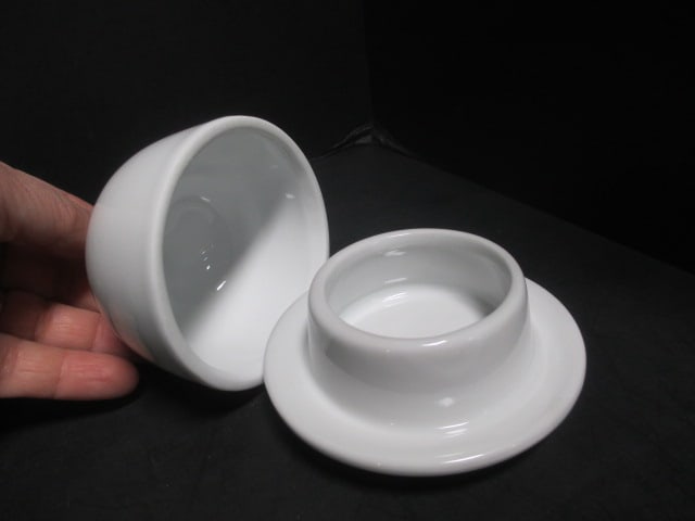 Fan Shaped Appetizer Plates (4), Silverplate Butter Cloches, - 15