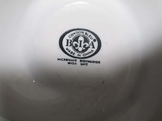 Fondue Plates (Lot of 4) 9", Appetizer Swirl Dish, etc. - 3