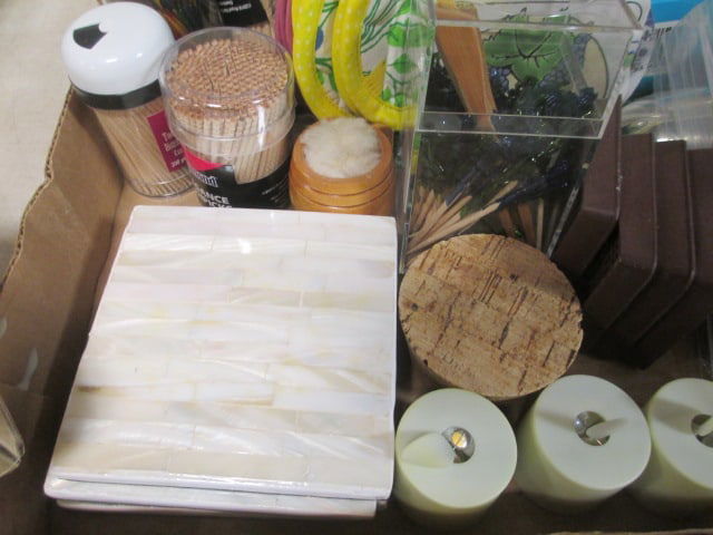 Party Picks, Glass Card Holders, Coasters, etc. - 6
