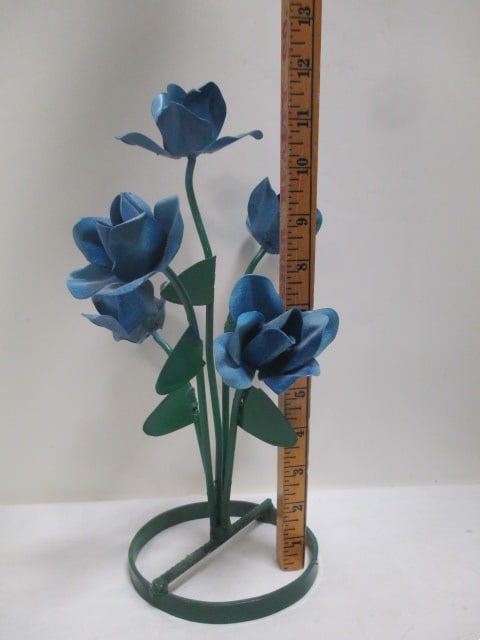 Metal Roses, German Plate & Bowl, Casserole Dish, etc. - 13