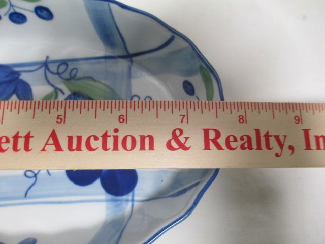 Metal Roses, German Plate & Bowl, Casserole Dish, etc. - 5