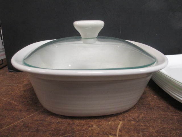 Casserole Dishes & Corelle Bowl & Plates - 2