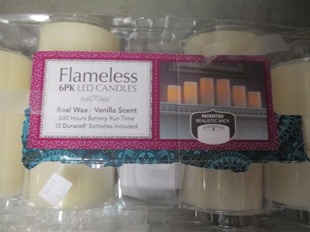 Flameless 6 Pack LED B/O Candles - 2