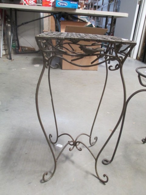 2 Metal Plant Stands - 2