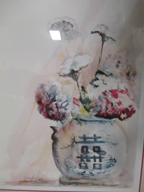 Gaye Sanders Fisher Pencil Signed Artist Proof F/M Watercolor - 2