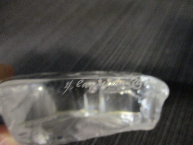 Darrington Etched Rabbit Paperweight - Signed "Capredoni" - 5