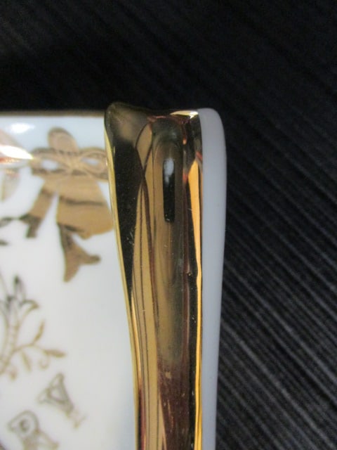 Vintage Lefton Handpainted "50th Anniversary" Dish - 5