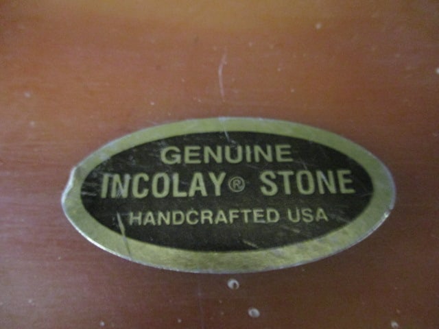 Vintage Incolay Stone Lidded Box - 9