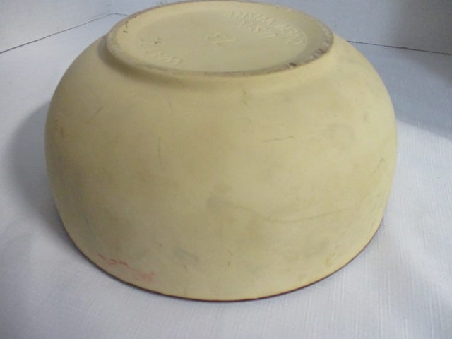 Vintage Watt Stoneware Pottery Bowl - Marked "73" - 4