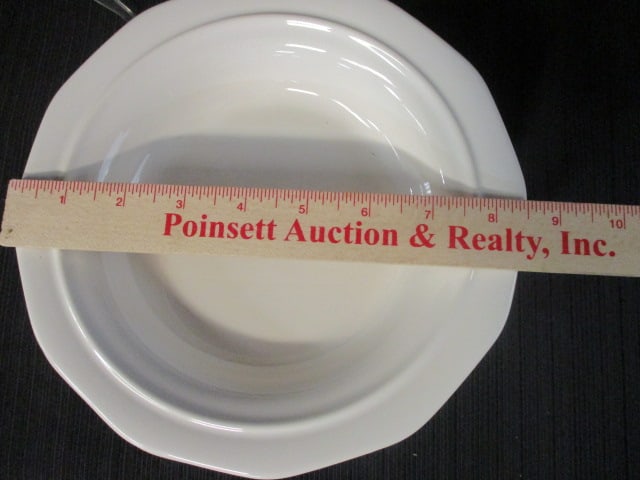 8 Pfaltzgraff "Heritage White" Scalloped Edge Bowls - 5