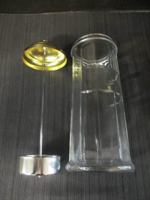 Vintage Gemco Glass Straw Dispenser - 3