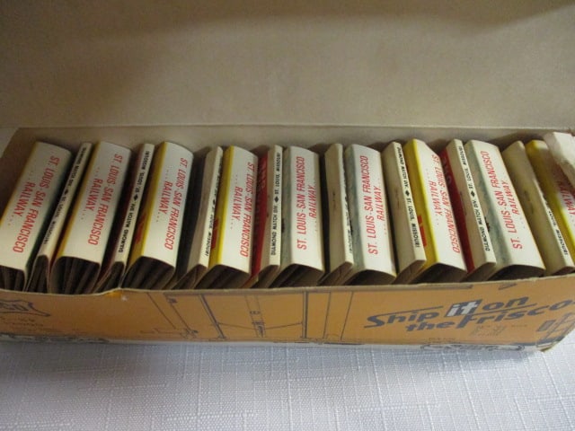 Lot of Vintage Frisco and Rio Grande Railroads Advertising Matchbooks - 3