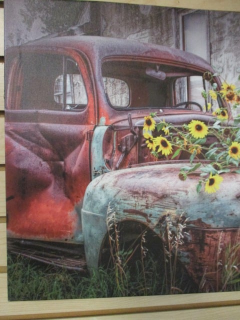 Print on Canvass of Vintage Truck from an Original Randall Nyhof Photograph - 2