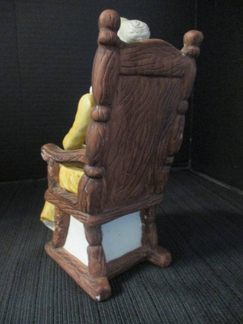 2 JJ Fine Quality Limited Edition Ceramic Old Man and Old Lady on Rocking - 6