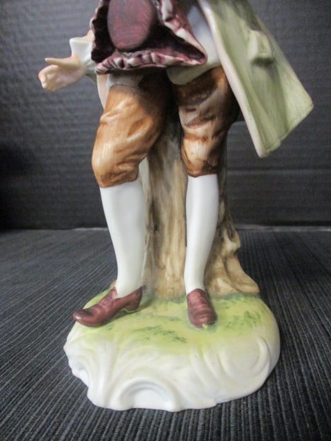 2 Vintage Lefton Colonial Couple Porcelain Figurines - KW565 - 15