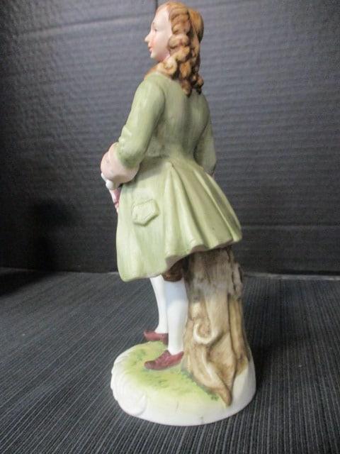 2 Vintage Lefton Colonial Couple Porcelain Figurines - KW565 - 16