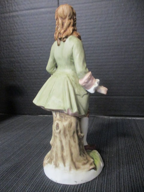 2 Vintage Lefton Colonial Couple Porcelain Figurines - KW565 - 17