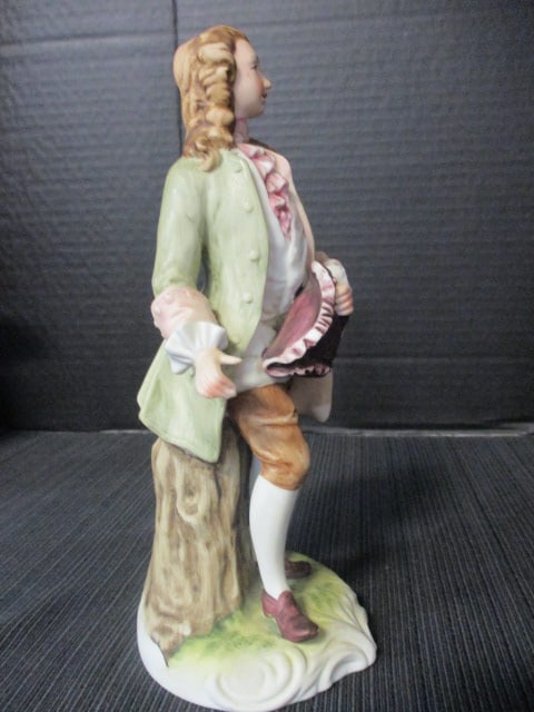 2 Vintage Lefton Colonial Couple Porcelain Figurines - KW565 - 18